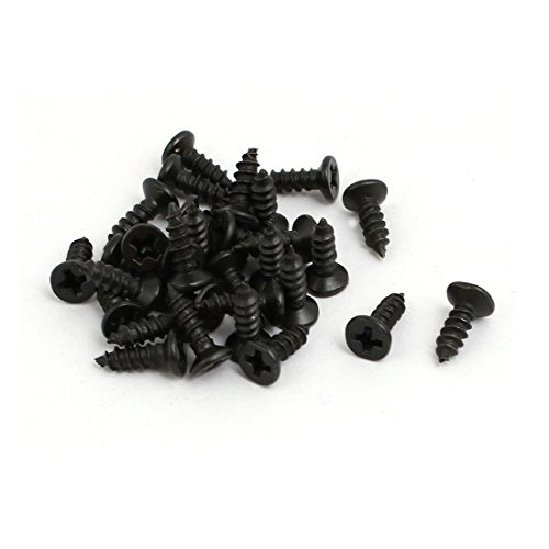 Image of uxcell Frame Turn Button, 23mm Bow Shape Metal with Screws for Hanging Pictures, Photos, Drawings and Posters, Black, 30 Pcs