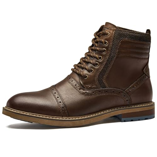 Image of Arkbird Mens Chelsea Boots, Stylish and Comfort Leather Chukka Ankle Boots with Zipper