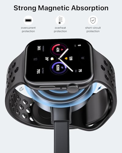 Image of CAFELE 100W Retractable USB-C to USB-C 5A Fast Charging 3-in-1 Cable, Features Magnetic Charging and Overheating Protection, 4.5-Foot USB Type-C for Phone, Notebook, Pad, Watch（Gray）