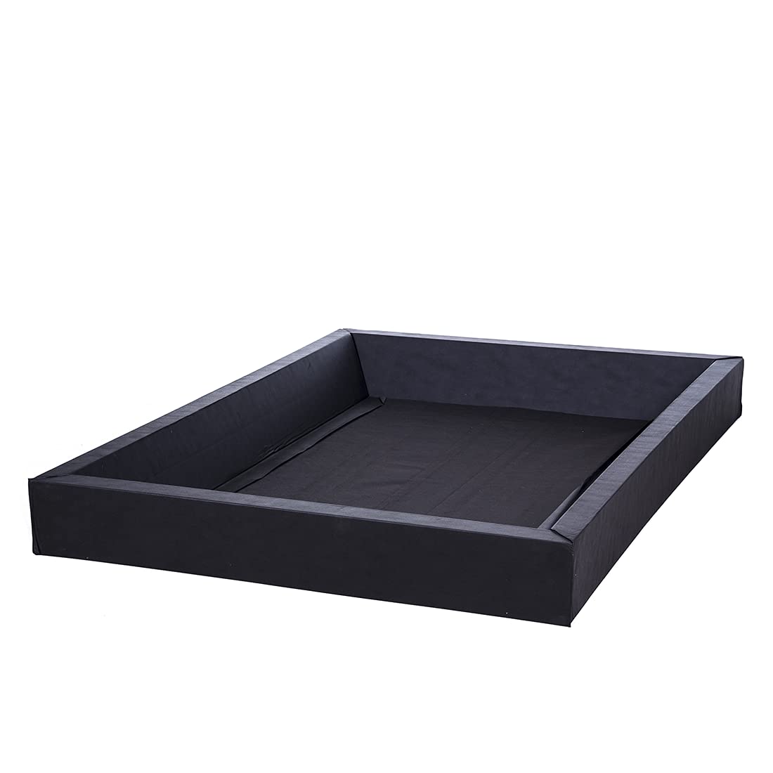 Wasserbett Matratze Mono 180 x 200 cm Unberuhigt blau mit Schaumrahmen