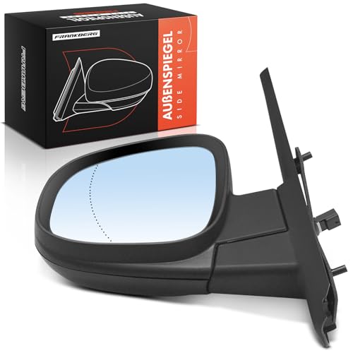 Frankberg Elektrisch Aussenspiegel Außenspiegel Links 5-polig &-Beheizbar &-Temperatursensor Kompatibel mit Citan Kasten/MPV W415 2012-2021 Replace# 4158110033