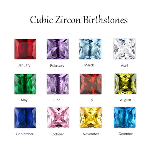 10K 14K 18K Solid Gold Personalized Bar Cremation Urn Necklace for Ashes Keepsake Urn Bar Birthstone Pendant Necklace for Women Men Cube Urn Memorial Ash Jewelry4