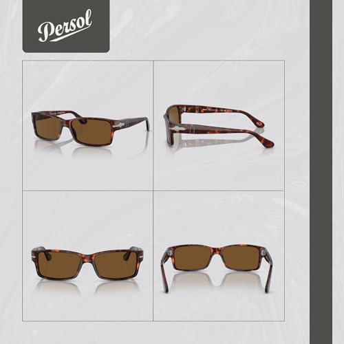 Persol PO2803S Rectangle Sunglasses for Men +BUNDLE with ACCESSORY EYEWEAR KIT3