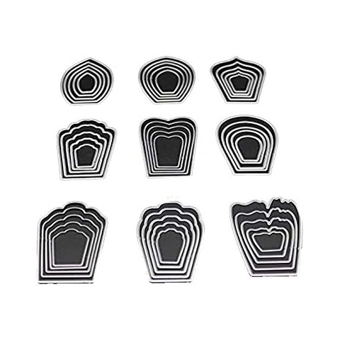 Plantillas de corte de flor de grabación en relieve para scrapbooking Ndier Cover