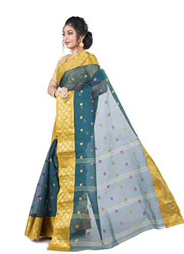 Image of Woven Tangail Pure Cotton Saree