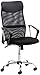 CLP Silla De Oficina Washington Tapizada En Red I Silla De Ordenador Ergonómica & con Ruedas I Silla De Escritorio Moderna I Color:, Color:Negro