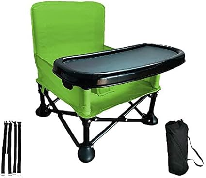Rehausseur Chaise Bebe Rehausseur Chaise Enfant Repas Multi Usage Siege De Table Bebe Chaise Pliable Chaise Haute Bebe Avec Plateau Pour Activite Fille Ou Garcon Sac De Transport Vacance Vert Amazon Fr Bebes