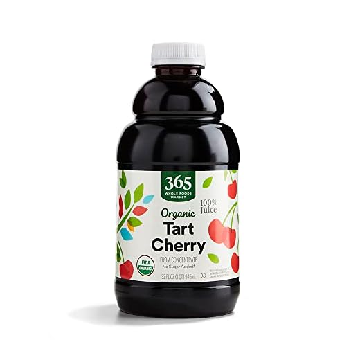 365 by Whole Foods Market, Organic Tart Cherry Juice, No Sugar Added, 32 Fl Oz