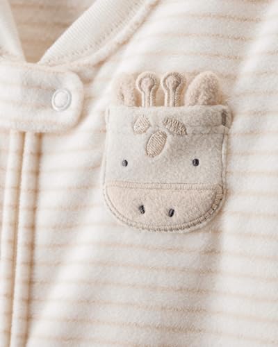 Image of Carter's Unisex Baby Sleep Bag (Cream Stripes, 0-3 Months)