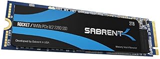 Sabrent 2TB Rocket NVMe PCIe M.2 2280 Internal SSD High Performance Solid State Drive (SB-ROCKET-2TB)