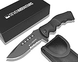 ✅ GESCHENKBOX: Du suchst etwas Hochwertiges und Stabiles? Etwas, das sich auch hervorragend als Geschenk eignet? Mit dem SEVENMOUNTANS Outdoor-Messer bereitest Du deinen Freunden eine große Freude!