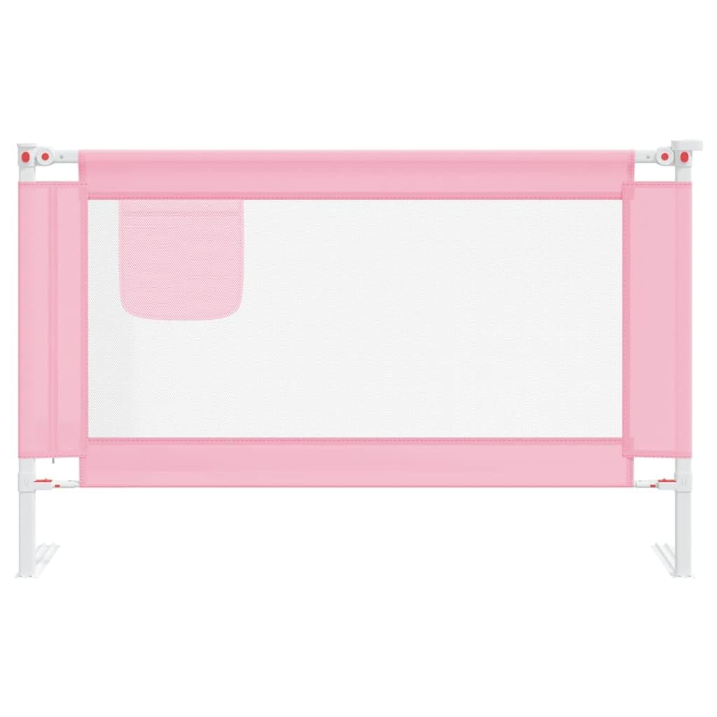 Generisch Kleinkind-Bettschutzgitter Rosa 120x25 cm Stoff,Baby & Kleinkind,Babysicherheit,Baby-Bettschutzgitter-10200