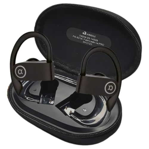 Fone de Ouvido Bluetooth 5.4 Esportivo com Microfone, IPX5 à Prov...