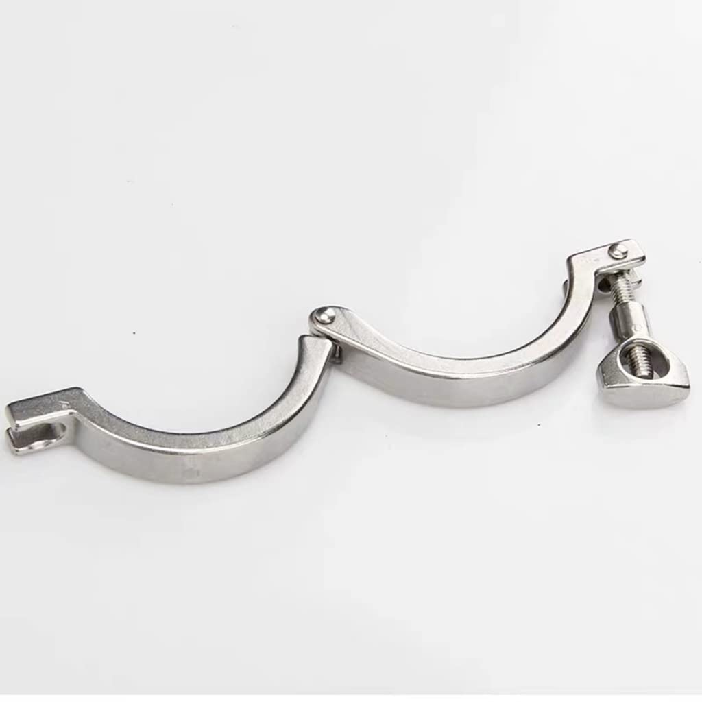 Tuleja Tri Clamp 304SS do zastosowań w piwowarstwie domowym i nabiału — Łączniki rur sanitarnych o dużej wytrzymałości z uszczelką silikonową(154mmx168mm)