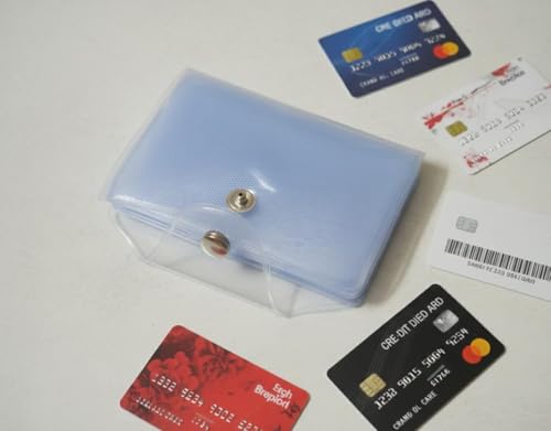 Image of Transparent Card Holder Wallet for Men and Women, Pack of 2
