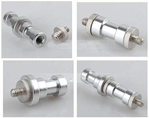 SHOPEE1/4" 3/8" Tripod Screw Mount Convert Adapter Flash Light Stand Camera Spigot for Camera Cage/GoPro Cameras/LED Panel/Studio Lighting Equipment/Tripod Ballheads (5 Packs)