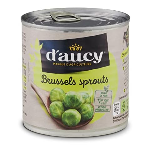 D'aucy 400g Tinned Brussel Sprouts Cover