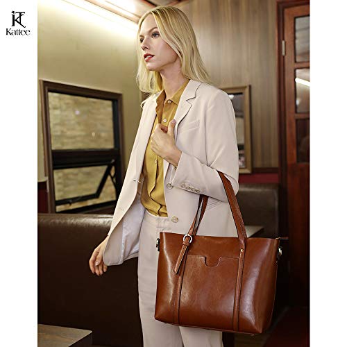 Kattee Genuine Leather Tote Purse
