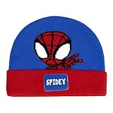 CERDÁ LIFE’S LITTLE MOMENTS Jungen Gorro Punto Aplicaciones Strickmütze Applikationen Spidey Tu:T.Unica, Bunt, Einheitsgröße EU