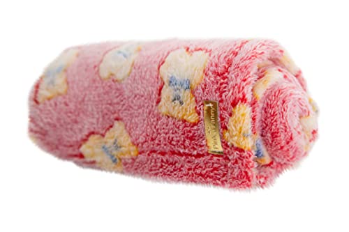 Manta Cobertor de pelo Luppet 80x60 para Cachorro ou Gatos Vermelha