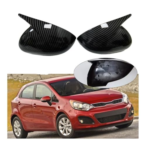 Coques rétroviseur pour Rio plastique usé solution masquage look carbone
