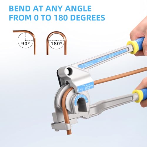 Image of 3-IN-1 Tube Bender for 1 /4 inch, 3 /8 inch, 1 /2 inch (12.7 mm) Outer Diameter