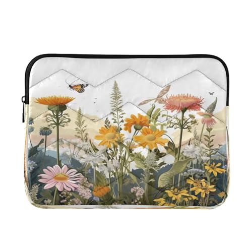 Funda para Laptop de 13-14 pulgadas con flores