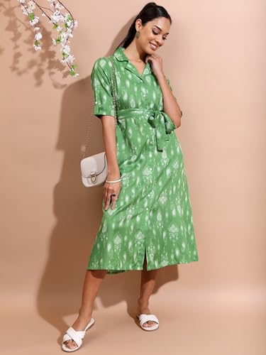 Image of Vishudh Women's Casual Dress | Comfortable Everyday Wear for All Occasions | Chic & Versatile Fashion for Women