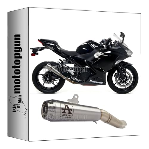 Pot echappement Arrow Pro-Race Nichrom pour Kawasaki Ninja 400