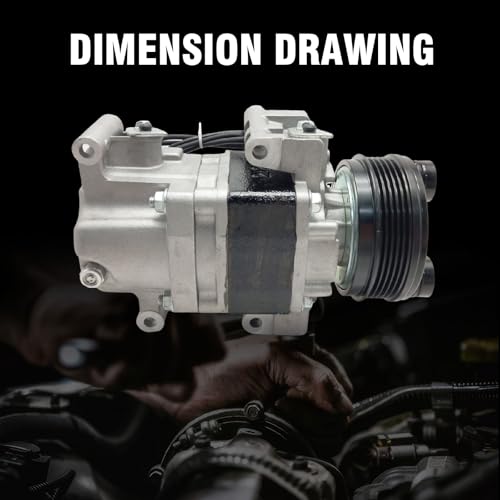 Image of Air Conditioner AC Compressor with Clutch for Mazda 3 2004-2009,CO10759C