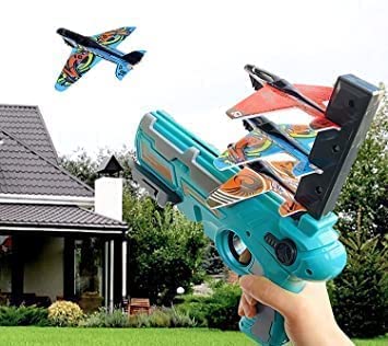 PRABODH Kids Flying Airplane Toy for 4-8 Years Kids Toys for Kids Air Battle with Foam Plane, Boys Age 4-8 with One-Click Ejection Airplane Game, Gifts for 4-8 Years Old Boys(1 PCS) Multicolor (B0B9SFXYX8) Amazon Price History, Amazon Price Tracker