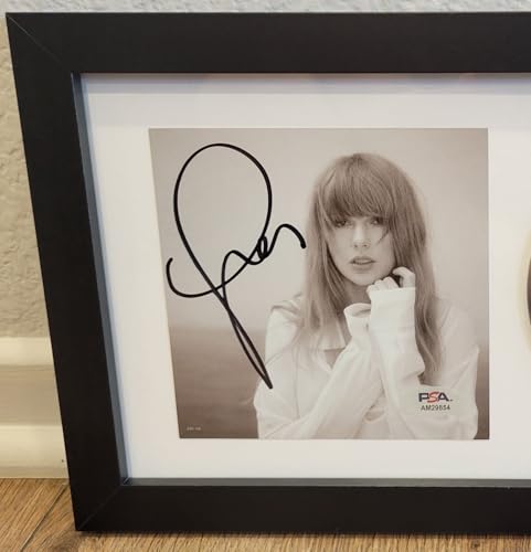 Swift Signed CD w/PSA COA Framed Poet