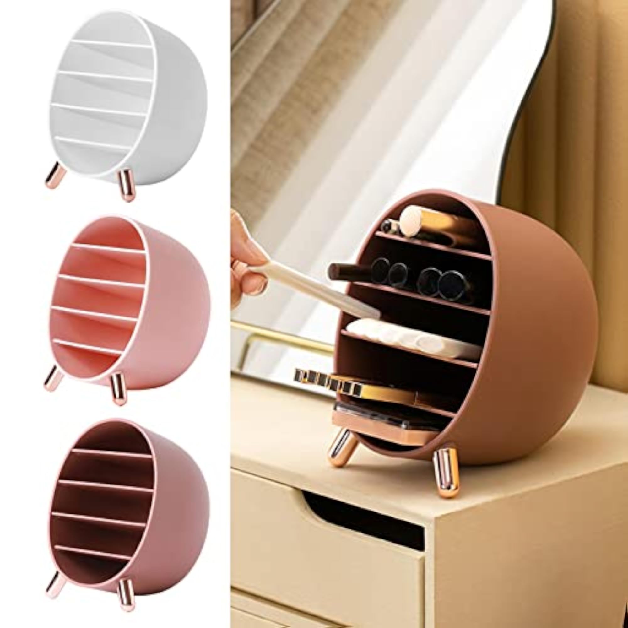 Refrigerator Organizer Bin, Makeup Vanity Storage