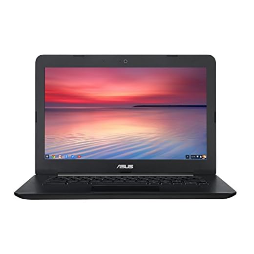 ASUS C300 13.3 Inch Chromebook (Intel Celeron, 4GB, 32GB SSD, Black)