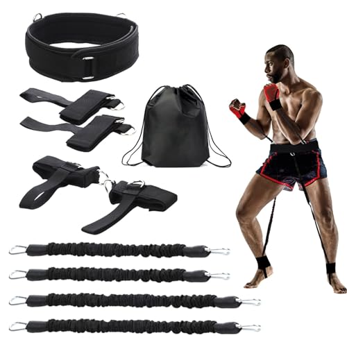 OYINDIZ Boxing Resistance Bands, Leg Strength and Agility Speed Trainer Exercise Full Body Physical...