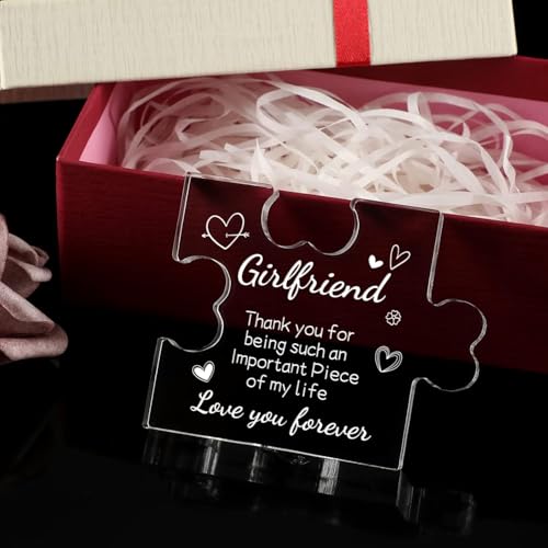 Image of Heart shaped plaque gift (Girlfriend)