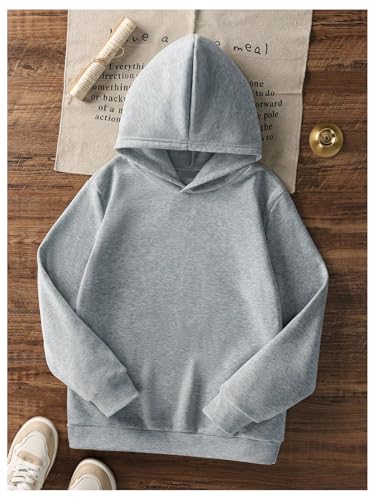 Floerns Girl's Graphic Print Hoodie Sweatshirts Drop Shoulder Long Sleeve Pullover Tops2