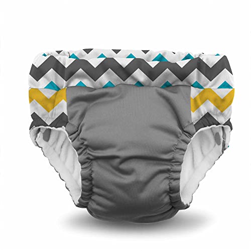 Image of Kanga Care Lil Learnerz Reusable Toilet Training Pants (XSmall - Charlie & Platinum)