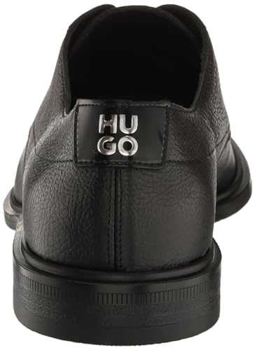 HUGO Men's Kerr Grainy Leather Pointed Derby Shoe Oxford3