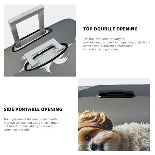 Luggage Cover Elastic Suitcase Cover Protector Washable Travel Baggage Covers Shih Tzu Dog Luggage Covers Carry On Suitcase Baggage Cover 18-32 Inch X-Large4