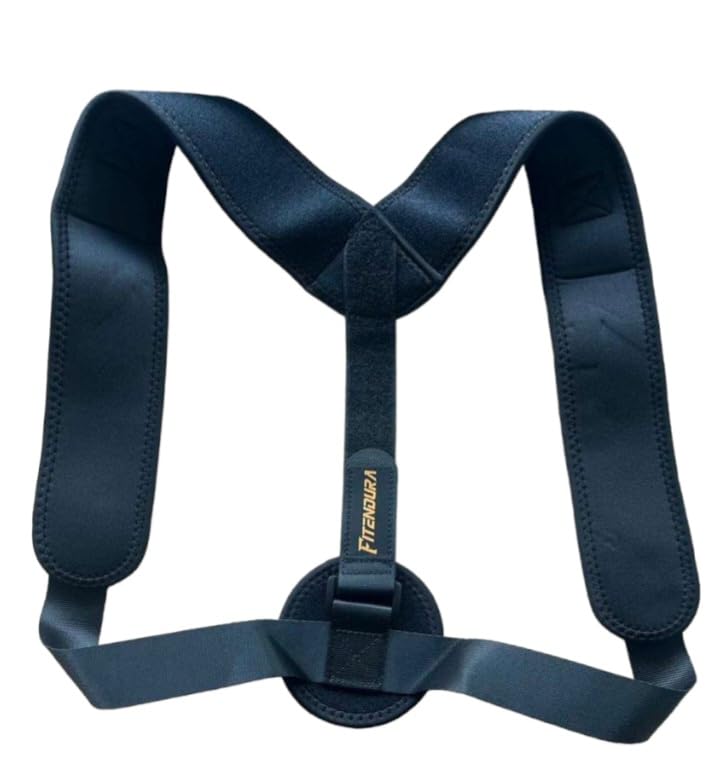 Miniatura 2 de Corrector de postura para hombres y mujeres - Soporte cómodo y ajustable para la parte superior de la espalda - Alivia el dolor de cuello, hombros y