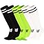 Black/Fluorescent Green/White-black_3pack