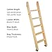 Bed Ladder for Elderly Bed Ladder Easy to Install Heavy Duty Bed Ladder, Adjustable Attic Ladder with Non-Slip Rubber Foot Pads, Loft Car Dormitory Twin Beds Bunk Ladder Support 260lbs ( Size : 44cmx1