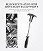 UNLRAE 11.45inch Seal Puller,Car Accessories,Oil Seal Removal Tool with Dual Hook Tips,Heavy-Duty Automotive Tool for Removing Oil and Grease Seals,Suitable for Most Cars SUVs (Black)