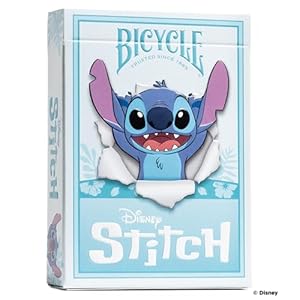 Jeu de Cartes à Jouer Disney Stitch, Bicycle