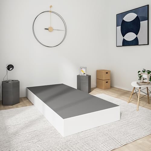 image for Qingzhou Box Spring Twin Bed Bases, 9 Inch High Metal Twin Box Spring 