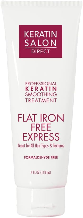Keratin Salon Direct Treatment - Salon Quality, No Flat Iron Needed (4 oz)