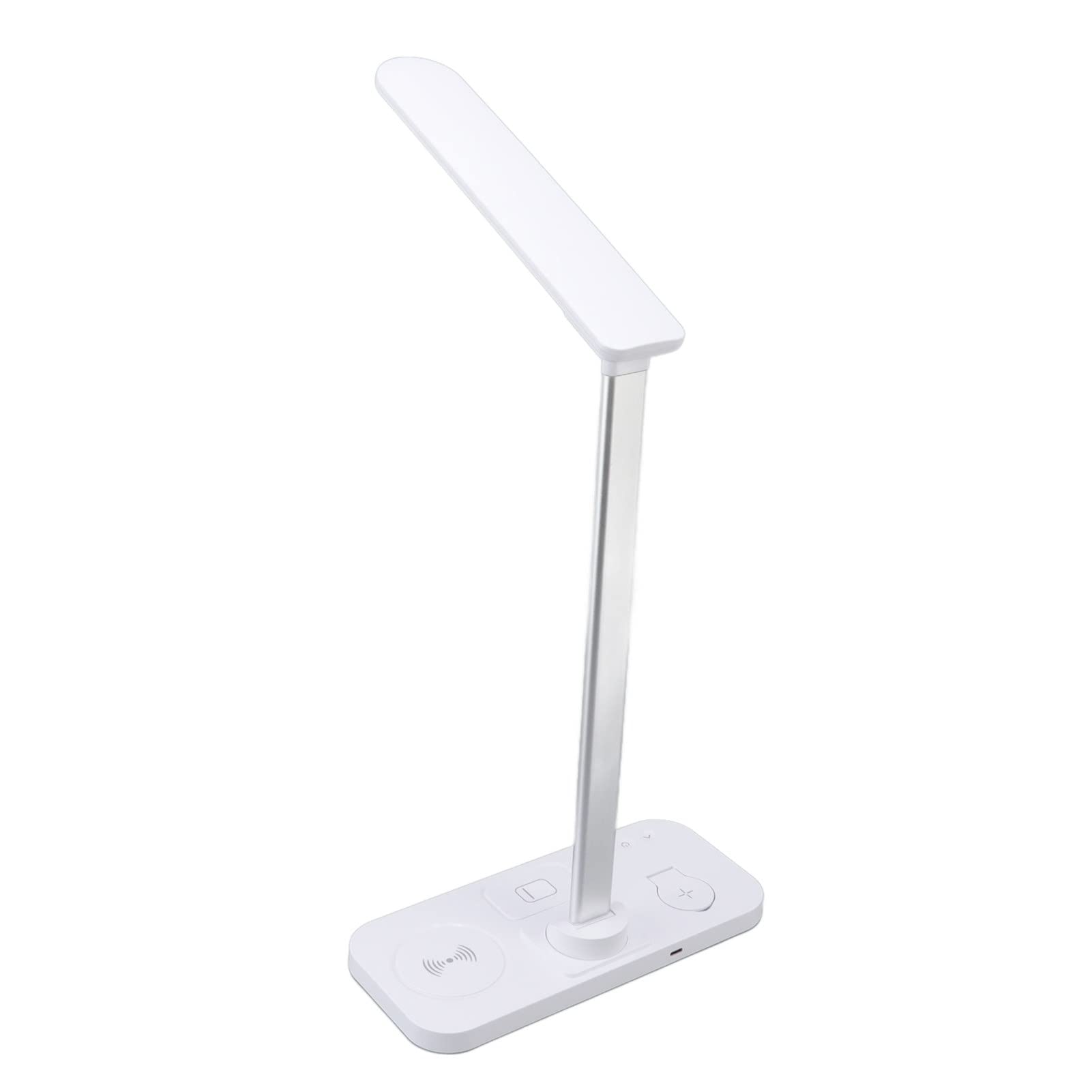 Greensen Lampada Scrivania di Ricarica Wireless, Spia Lampada Tavolo con Caricatore Rapido 15 W -addempiede a 3 Temperature di Colore per i Prodotti