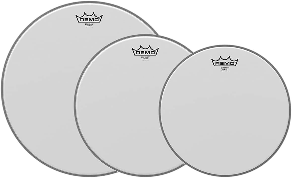 PP-0950-BE Emperor Coated Tom Drumhead Pack - 12", 13" & 16"