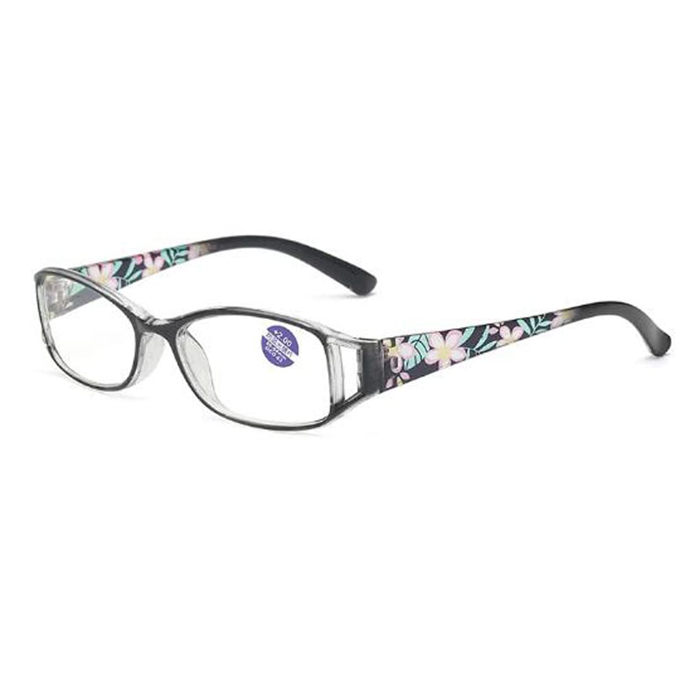 Weloveushop Printed Reading Glasses Fashion and Elegant Anti-blue Light Resin Glasses for the Elderly